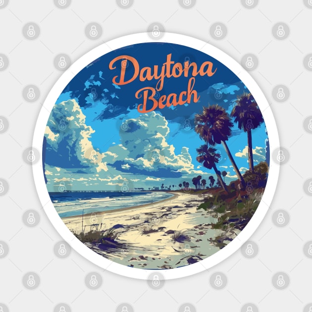 Daytona Beach Florida Magnet by VelvetRoom